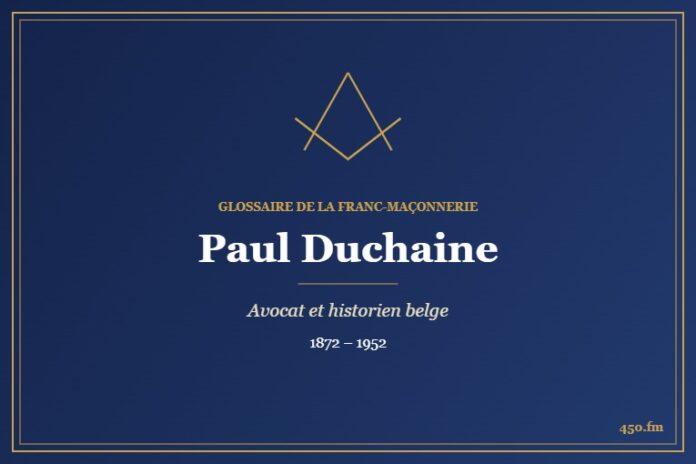 Paul Duchaine (Auteur) – Glossaire de la franc-maçonnerie 450.fm