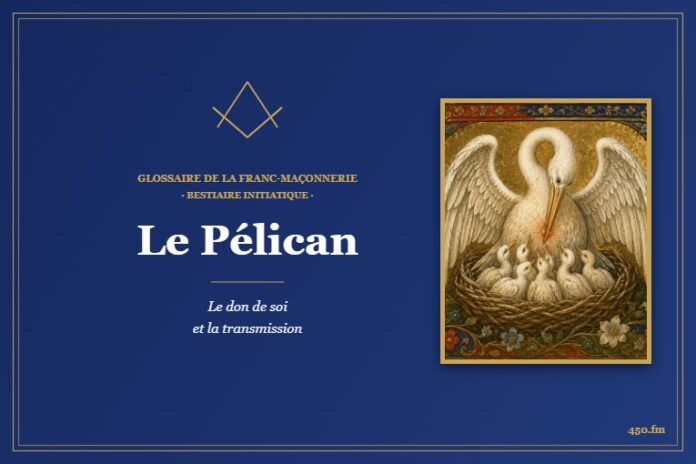 Le Pélican – Bestiaire initiatique du Glossaire de la franc-maçonnerie 450.fm