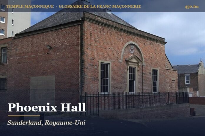Phoenix Hall, Sunderland – temple maçonnique – Glossaire de la franc-maçonnerie 450.fm