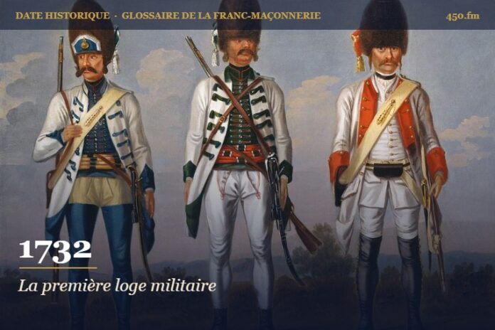 Premier warrant de loge militaire par la Grande Loge d’Irlande, 1732 – date historique de la franc-maçonnerie – 450.fm