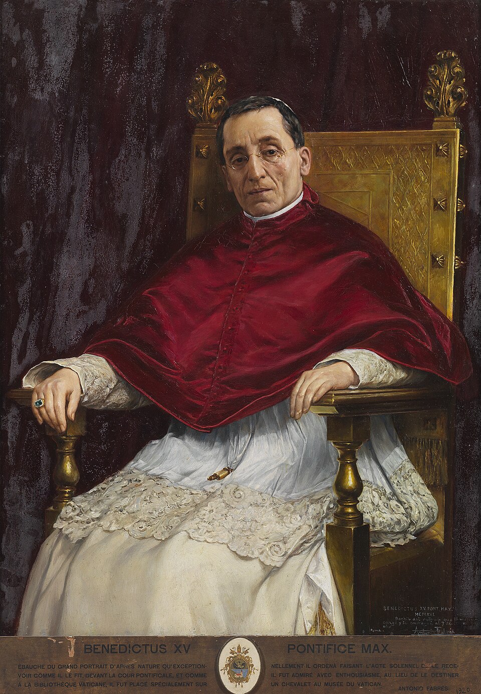 Promulgation du Code de droit canonique et excommunication des francs-maçons par Benoît XV, 27 mai 1917
