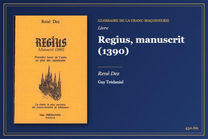 Regius, manuscrit (1390) (Livre) – Glossaire de la franc-maçonnerie 450.fm