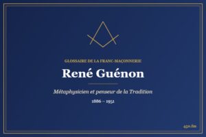 René Guénon (Auteur) – Glossaire de la franc-maçonnerie 450.fm