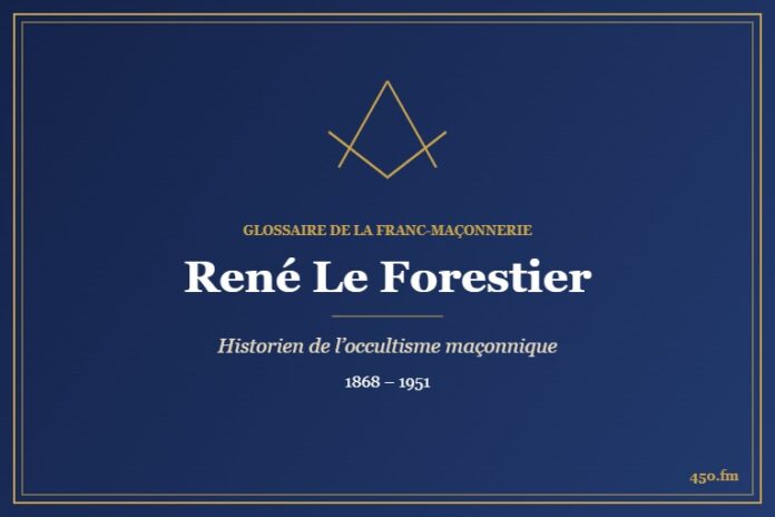 René Le Forestier (Auteur) – Glossaire de la franc-maçonnerie 450.fm