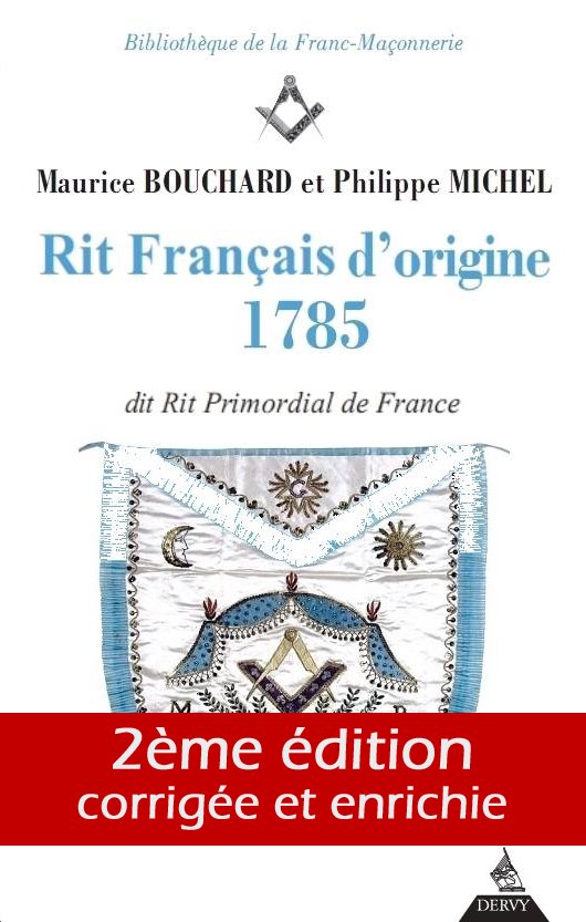 Couverture du livre Rit français d’origine 1785 (2e édition corrigée et enrichie)