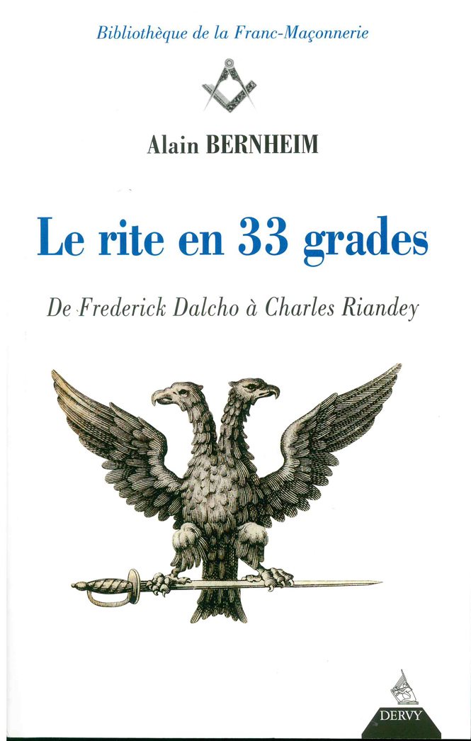Couverture du livre Rite en 33 grades