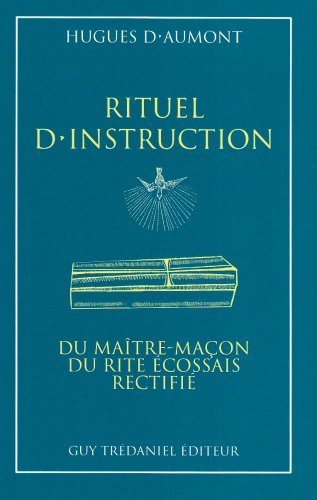 Couverture du livre Rituel d’instruction du Maître-maçon du RER
