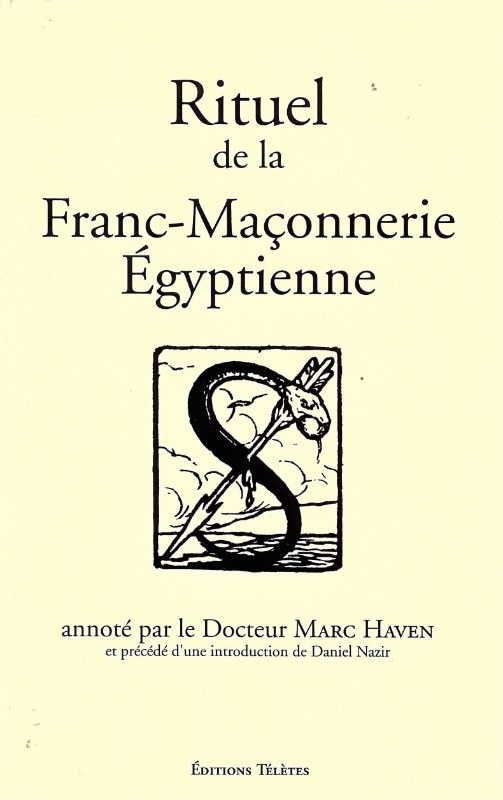 Couverture du livre Rituel de la franc-maçonnerie égyptienne