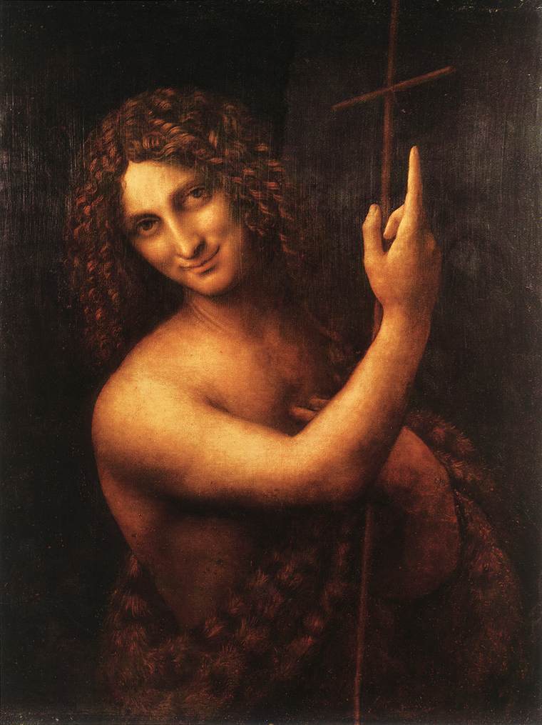 Saint Jean-Baptiste par Léonard de Vinci