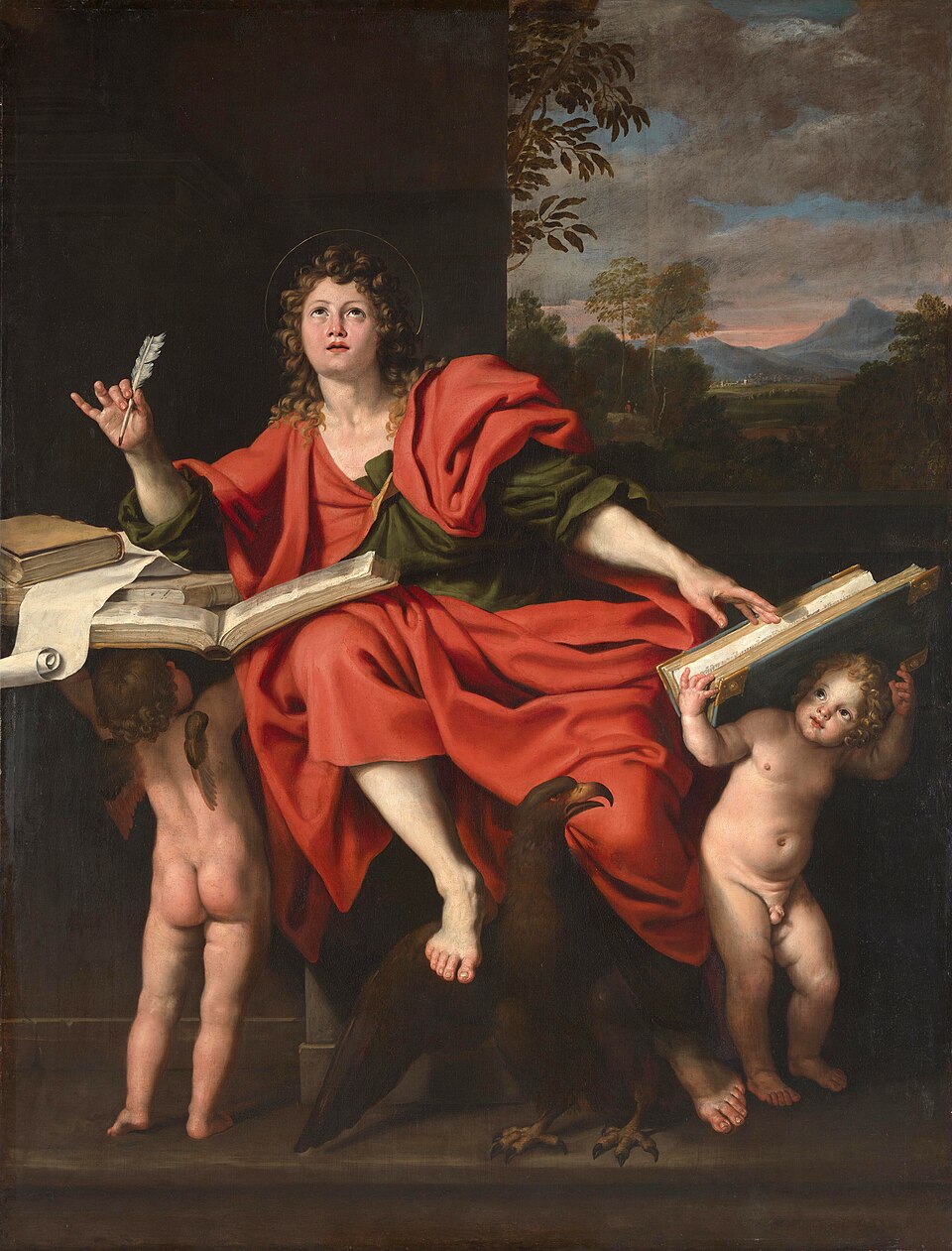 Saint Jean l’Évangéliste par le Dominiquin