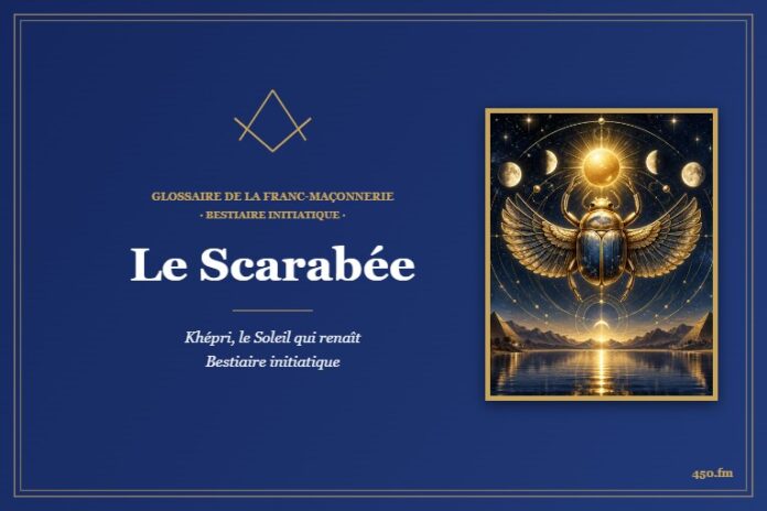 Le Scarabée – Bestiaire initiatique du Glossaire de la franc-maçonnerie 450.fm