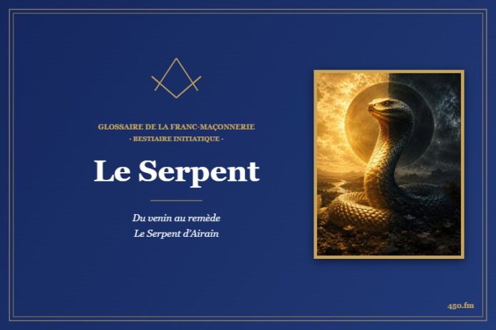 Le Serpent – Bestiaire initiatique du Glossaire de la franc-maçonnerie 450.fm