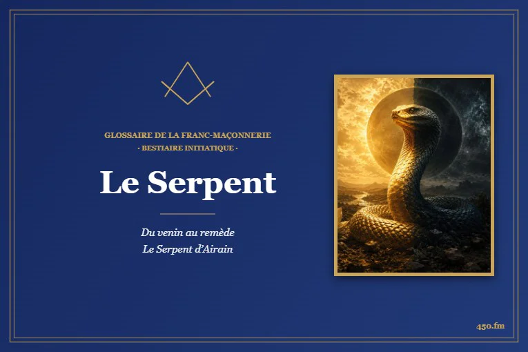 Le Serpent – Bestiaire initiatique du Glossaire de la franc-maçonnerie 450.fm