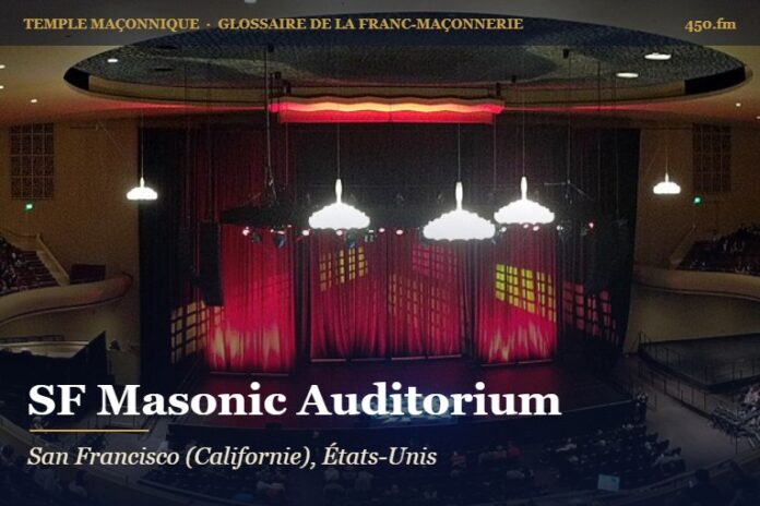 SF Masonic Auditorium, San Francisco – temple maçonnique – Glossaire de la franc-maçonnerie 450.fm