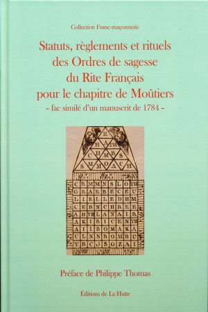 Couverture du livre Statuts, règlements et rituels des Ordres de sagesse