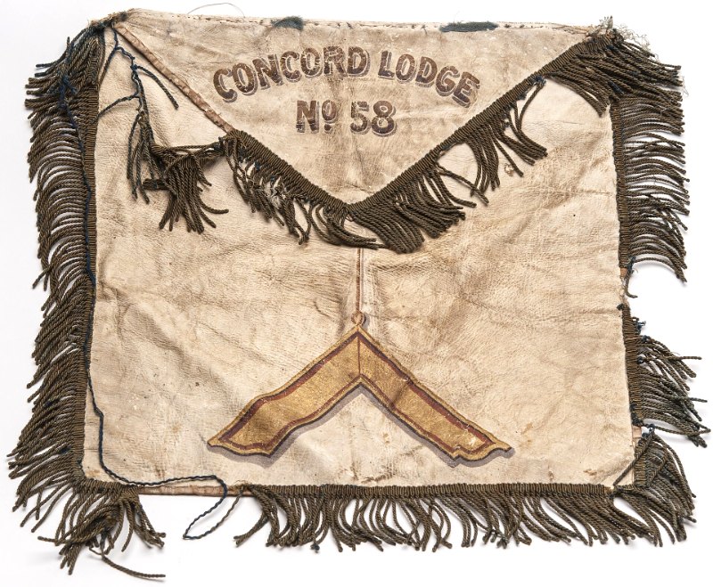 Tablier de Maître maçon ancien