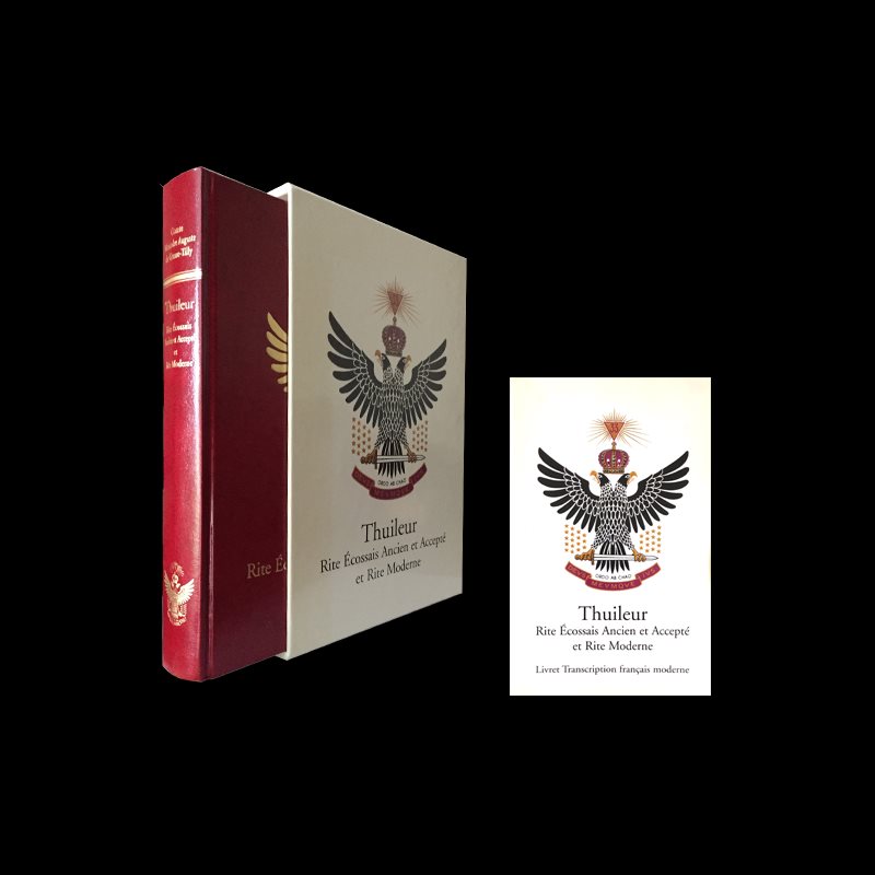 Couverture du livre Thuileur REAA – Reliure skinvertex standard, avec livret de transcription