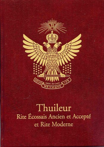Couverture du livre Thuileur REAA – Version Biblio