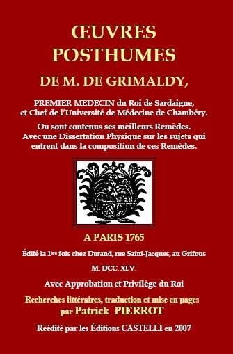 Couverture du livre Œuvres posthumes de M. de Grimaldy