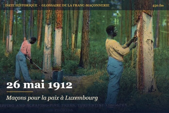 Ve Manifestation maçonnique internationale à Luxembourg, 26 mai 1912 – date historique de la franc-maçonnerie – 450.fm