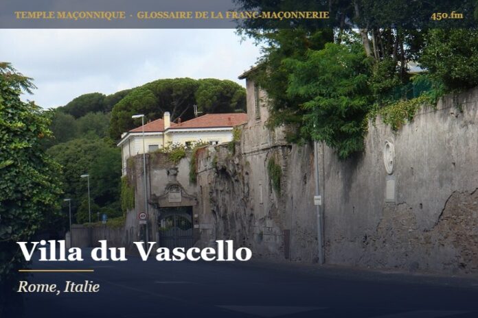 Villa du Vascello, Rome – temple maçonnique – Glossaire de la franc-maçonnerie 450.fm