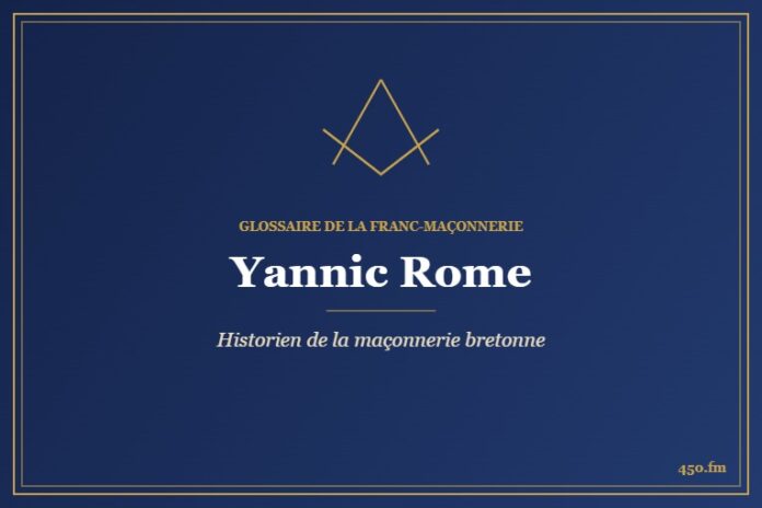 Yannic Rome (Auteur) – Glossaire de la franc-maçonnerie 450.fm